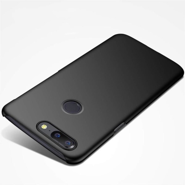 OnePlus 5T Ultratynn gummibelagt Matt Black Cover Basic V2 Black