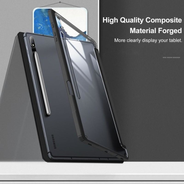 Infiland Crystal Case Galaxy Tab S7 FE 5G 12.4 Svart