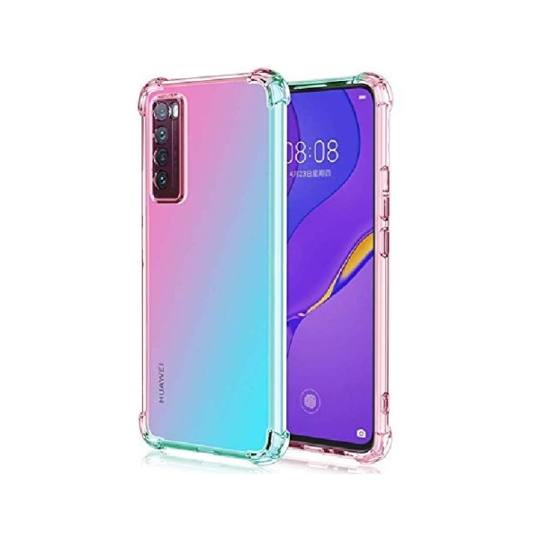 Huawei P Smart 2021 iskuja vaimentava silikonikotelo Shockr Transparent