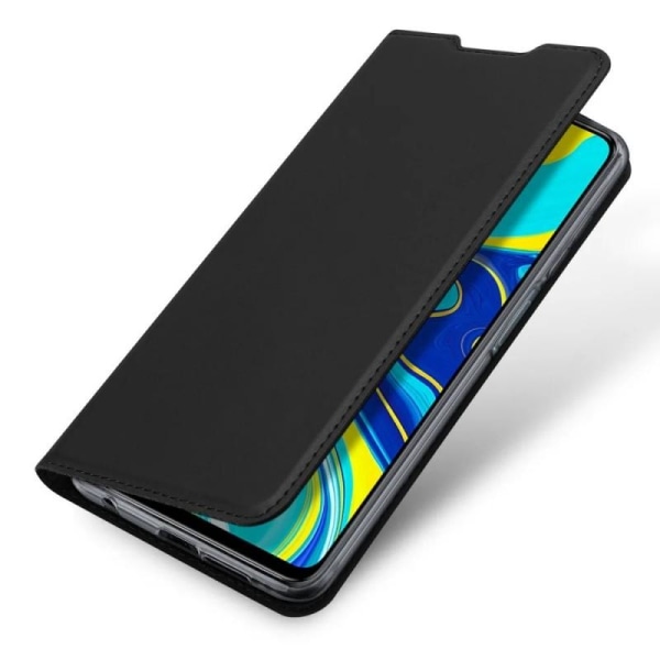 Xiaomi Redmi Note 9S / 9 Pro Flip Case Skin Pro med kortrum Black