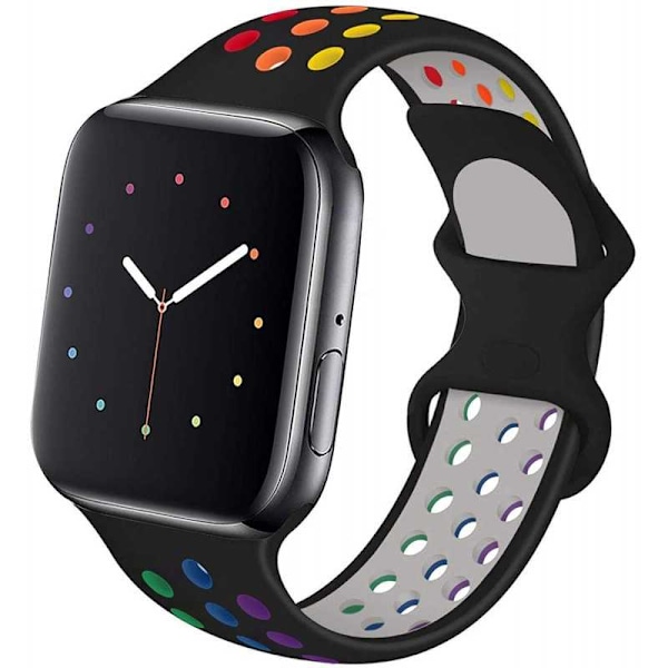Apple Watch 38/40mm Stilren Sportarmband Runnr RGB Rosa