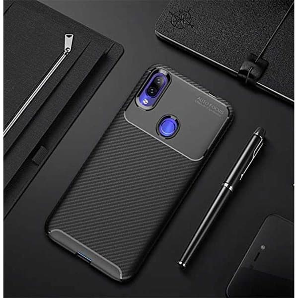 Xiaomi Redmi Note 7 Iskunkestävä FullCarbon V4 Black