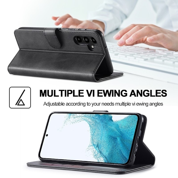 LC.IMEEKE Plånboksfodral Samsung S25 Plus - Svart
