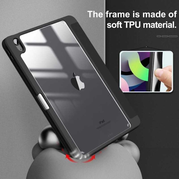 iPad Air 4 2020 / Air 5 2022 tyylikäs kotelo Infiland Crystal Case Black