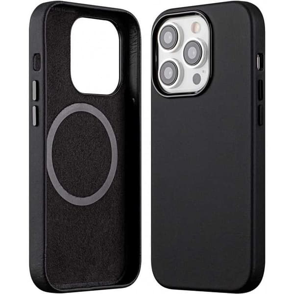 iPhone 11 Pro Stöttåligt Premium Magsafe Skal Veganläder Nordcell™ Mörkgrön