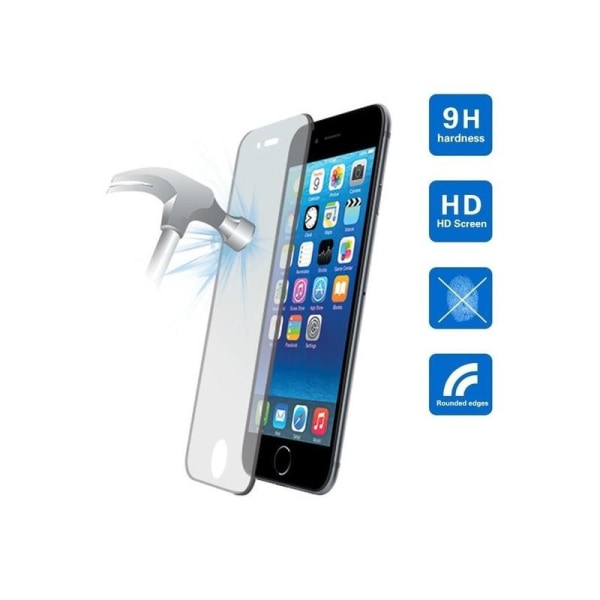 2-PACK iPhone 6S Plus Hærdet glas 0,26 mm 2,5D 9H Transparent