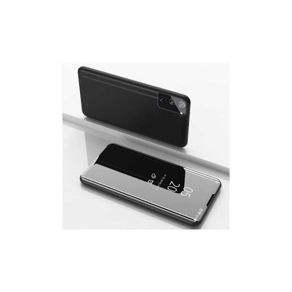 Samsung S22 Plus Flip Case Clear View Standing V2 Rocket Black