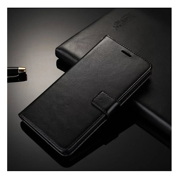 Zenfone 7 Pro Wallet Case PU Læder 4-SLOT Evry - Sort Black