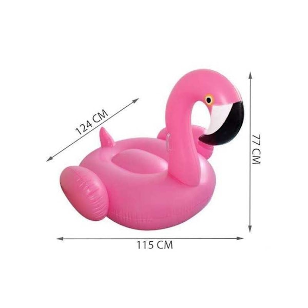 Flamingo-bademadras, der kan låses op Pink