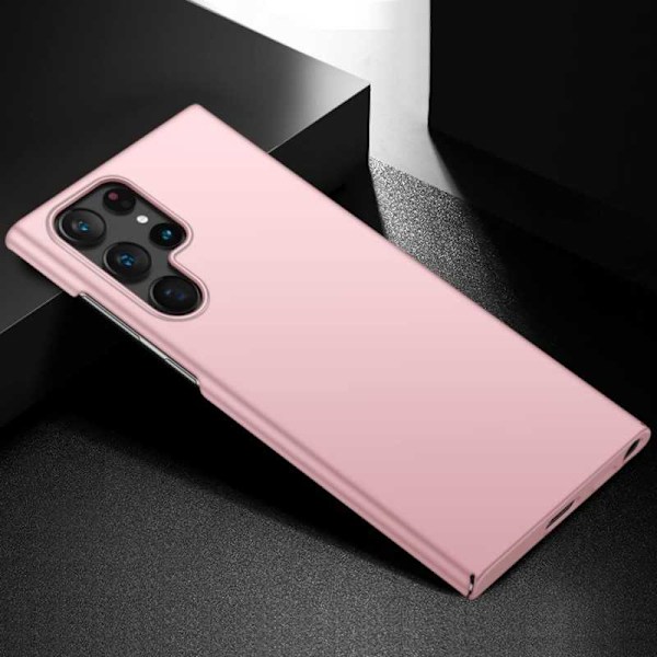 Samsung S23 Ultra Tunt Lätt Mobilskal Basic V2 Rosenguld Rosa guld