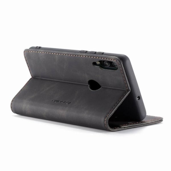 Huawei P Smart 2019 Elegant Flip Case CaseMe 3-RUMMET Black