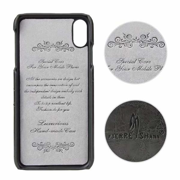 iPhone XR Iskunvaimennuskorttikotelo Retro Black