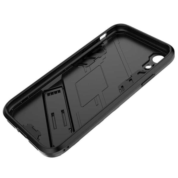 iPhone XR iskunkestävä kotelo jalustalla ThinArmor V2 Orange
