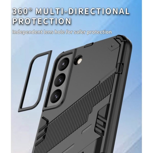 Samsung S22 Plus stødsikkert cover med Kickstand ThinArmor V2 Mörkgrön