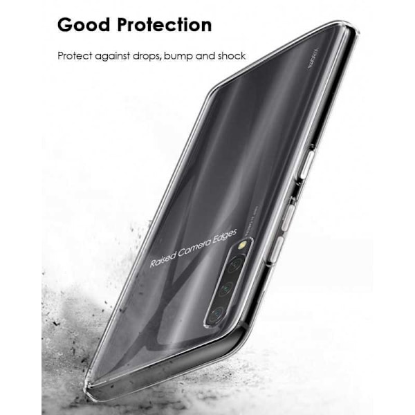 Xiaomi Mi A3 stødabsorberende silikonebetræk Enkelt Transparent