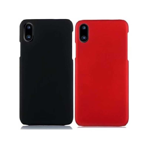 iPhone XR ultraohut kumipinnoitettu mattamusta kansi Svart