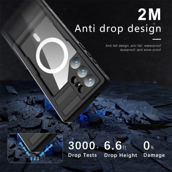 Samsung S24 Ultra full kropps vanntett premium deksel - 2m