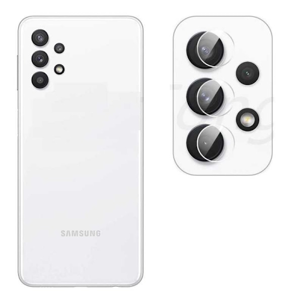 2-PACK Samsung A32 4G kamera linsecover Transparent