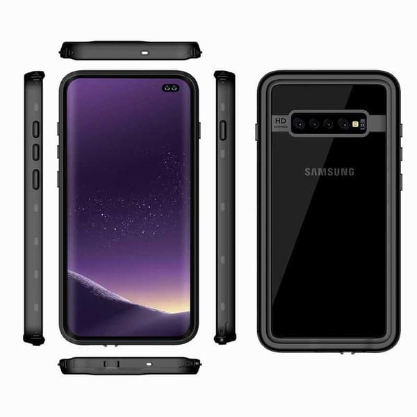 Samsung S10 Full Coverage Vedenpitävä Premium Suoja - 3m Transparent