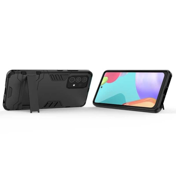 Samsung A52/A52s 4G/5G iskunkestävä kotelo jalustalla ThinArmor Black