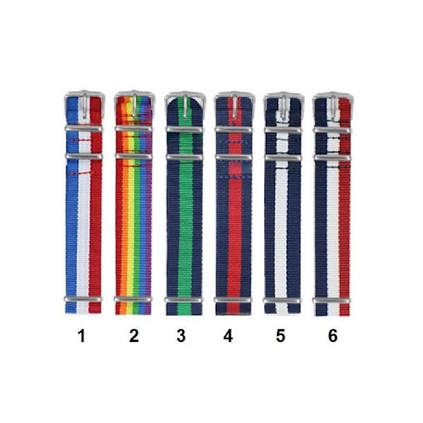 Natoband 18/20mm - Passar t.ex. DW Black Variant 1 - 20mm