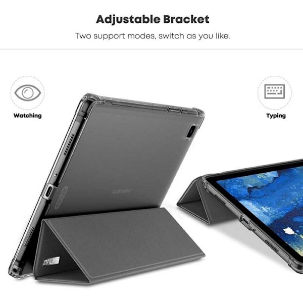 Galaxy Tab A7 10,4" Flip Case Infiland Smart Stand Black