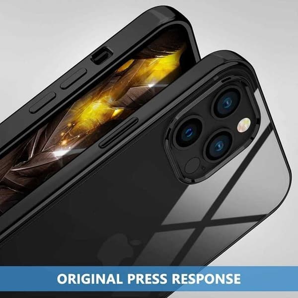 iPhone 13 Mini Iskunvaimennin kumikotelo Black