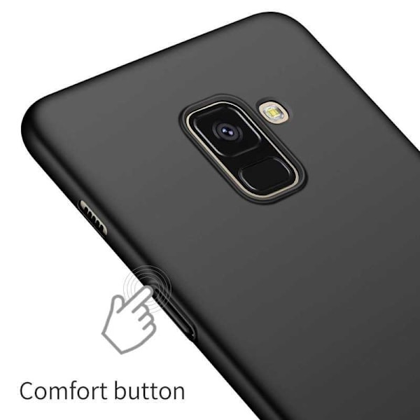 Samsung J6 2018 Ultratunt Mattsvart Skal Basic V2 Svart