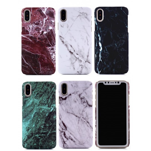 iPhone XS Max Marble Case Slimfit 3D Design Black Variant 3
