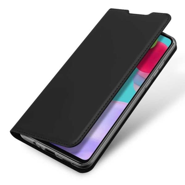 Samsung A72 5G Flip Case Smooth -korttipaikka Black