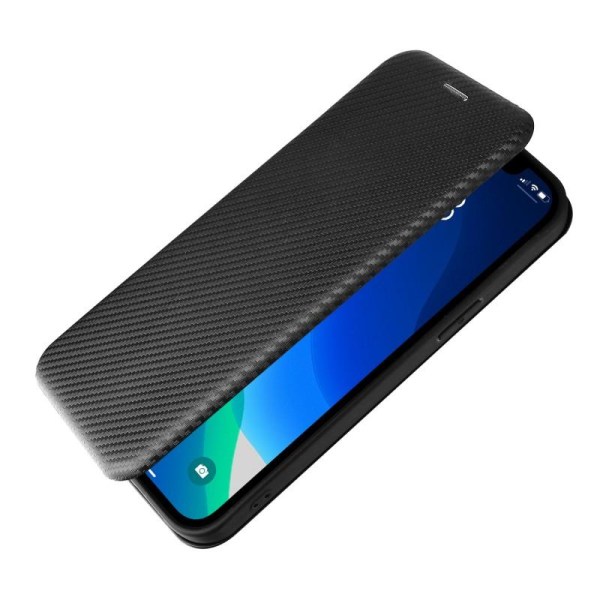 iPhone 13 Pro Flip-deksel Kortspor CarbonDreams Grön