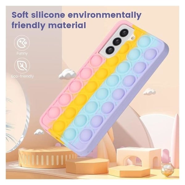 Samsung A22 4G Skyddande Skal Fidget Toy Pop-It V2 multifärg