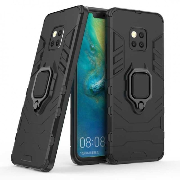 Mate 20 Pro Stöttåligt Skal med Ringhållare ThinArmor (LYA-L29) Svart