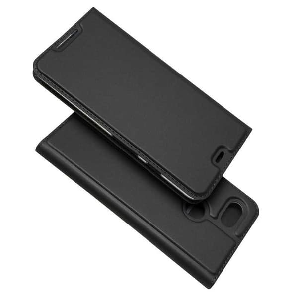 Google Pixel 3 Flip Case Skin Pro korttilokerolla Black