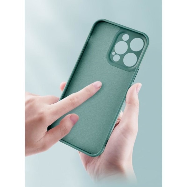 iPhone 13 Pro Max Stöttåligt Skal med Ringhållare CamShield Grön