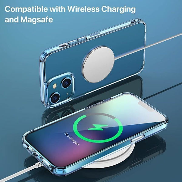 iPhone 14 Plus stødabsorberende silikonetui Simple Transparent
