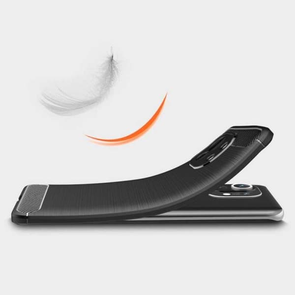 Xiaomi Mi 11 iskunkestävä SlimCarbon kotelo Black