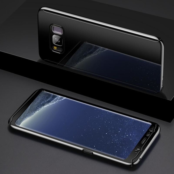 Samsung S8 Plus 360° 3in1 FullCover Shell V2 inkl. Skærmbeskytte Svart
