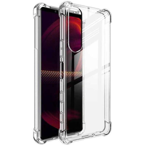 Xperia 5 III Stødabsorberende Silikone Shell Shockr Transparent