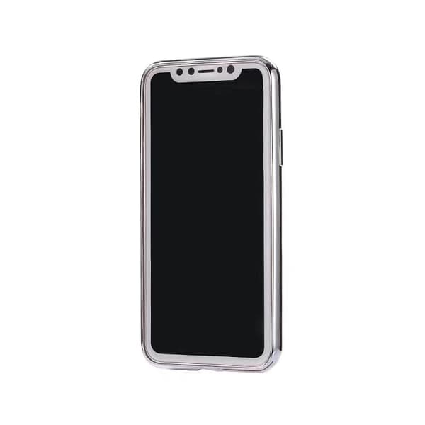 iPhone XR iskuja vaimentava kumikotelo Rosenguld