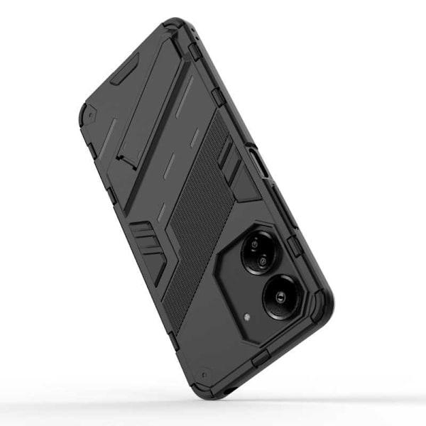 Xiaomi Redmi 13C 4G Stöttåligt Skal med Kickstand ThinArmor V2 - Svart