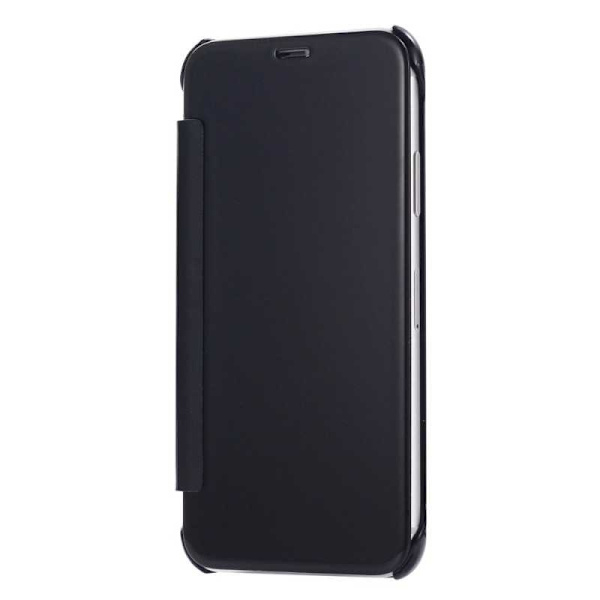 iPhone X Flipfodral Clear View Standing Rocket Guld