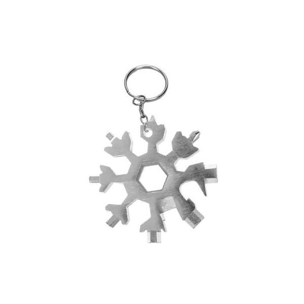 18in1 Multifunktionellnyckel - Snöflinga Silver