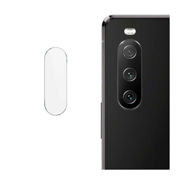 Xperia 10 III 5D Kamera Linsskydd Flexibelt Glas Transparent