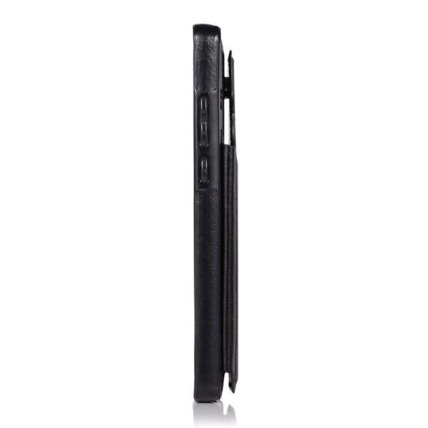 Huawei P30 Pro Stöttåligt Skal Korthållare 3-FACK Flippr Svart