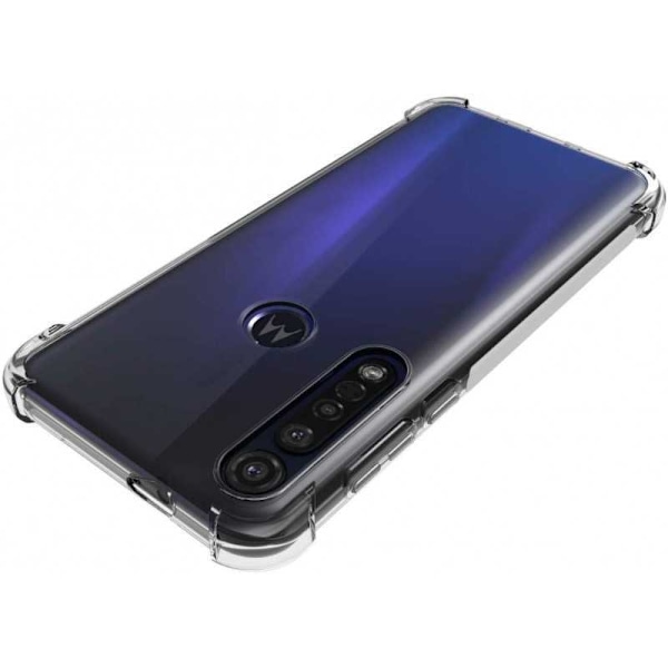 Motorola Moto G8 Plus stødabsorberende silikone Shell Shockr Transparent