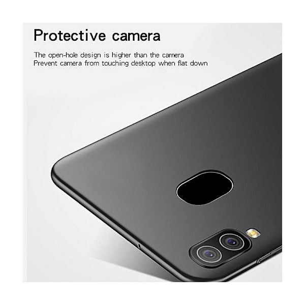 Samsung A20e Ultratunt Mattsvart Skal Basic V2 Svart