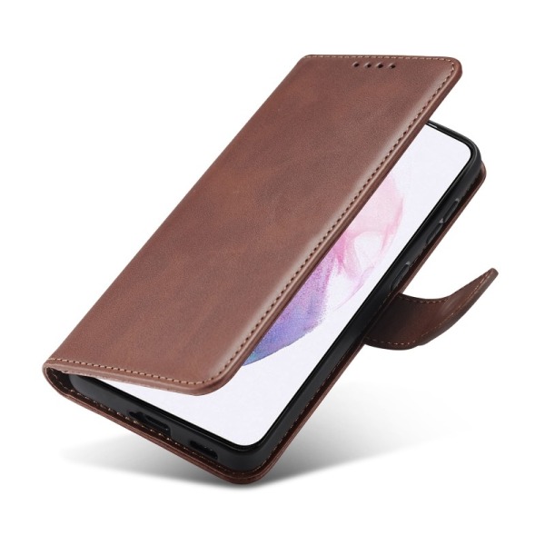 Plånboksfodral Konstskinn 4-FACK Samsung S24 Plus - Brun