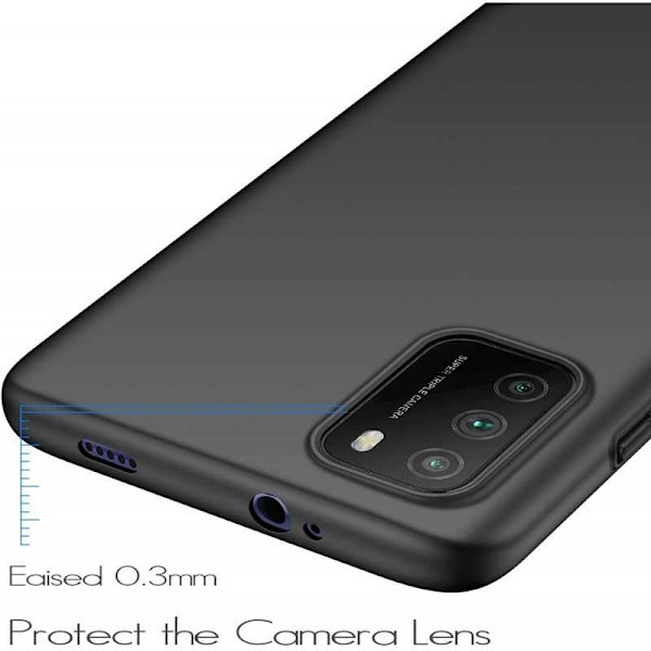 Xiaomi Poco M3 Ultratunt Mattsvart Skal Basic V2 Svart