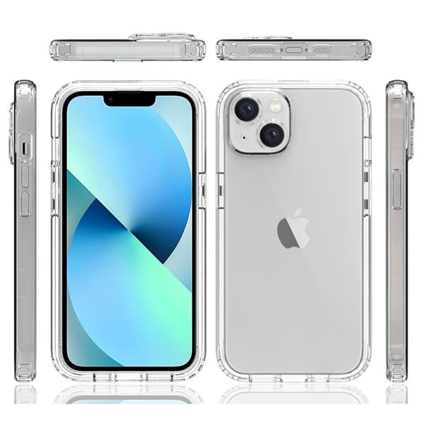 iPhone 13 Mini Heltäckande Premium 3D Skal 3in1 ThreeSixty Clear